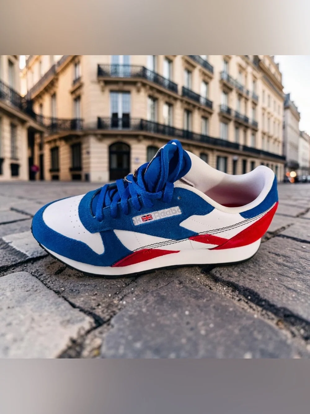 Reebok Classic Blue White Red Retro Runner